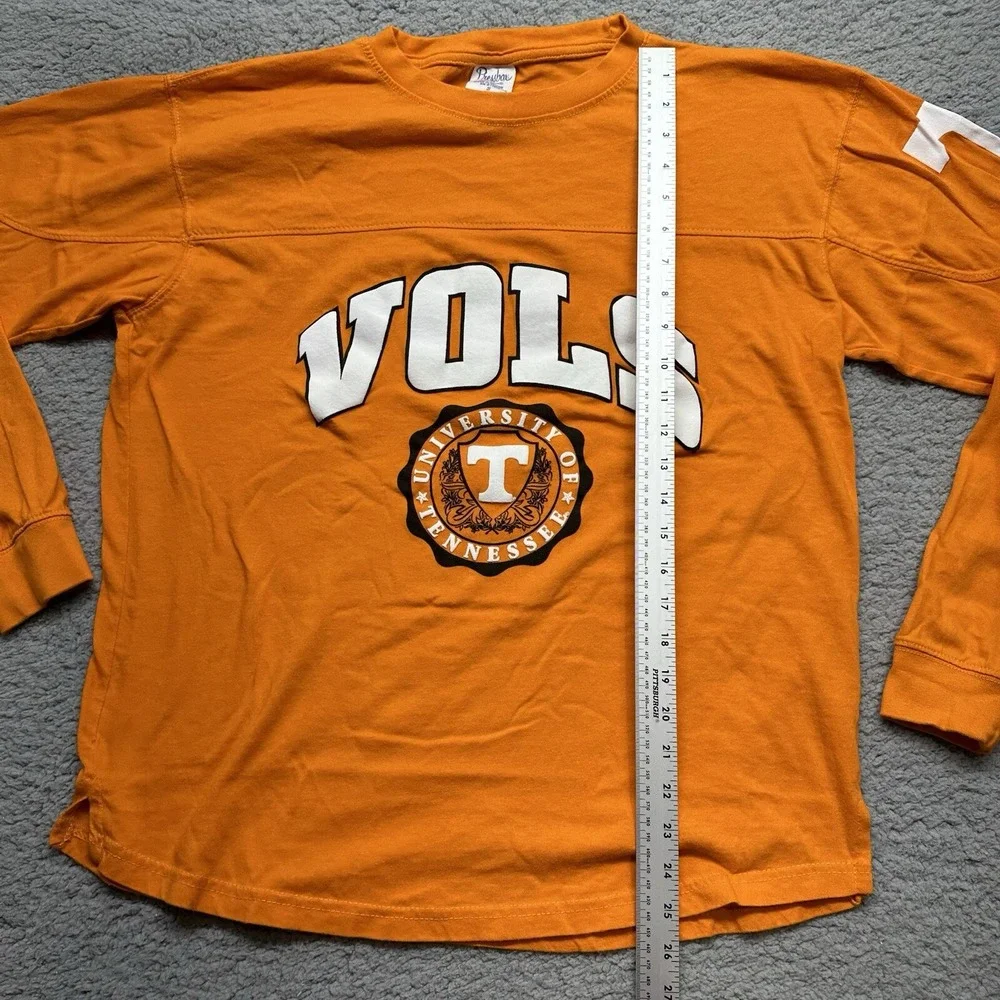Pressbox Adult Small Orange Tennessee Volunteers Long Sleeve T Shirt Thumbholes